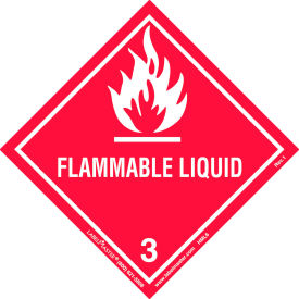 LabelMaster®HML6 Flammable Liquid Label Worded Paper 500/Roll HML6