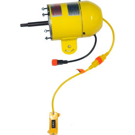 Jan Fan® High Efficiency Motor w/ Drop Cord Switch 240V 2 Speed Yellow JF-240V-HEM-DCS