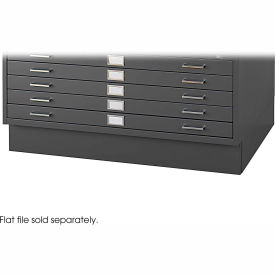 Safco® Closed Flat File Cabinet Base For 4996 and 4986 46-3/8