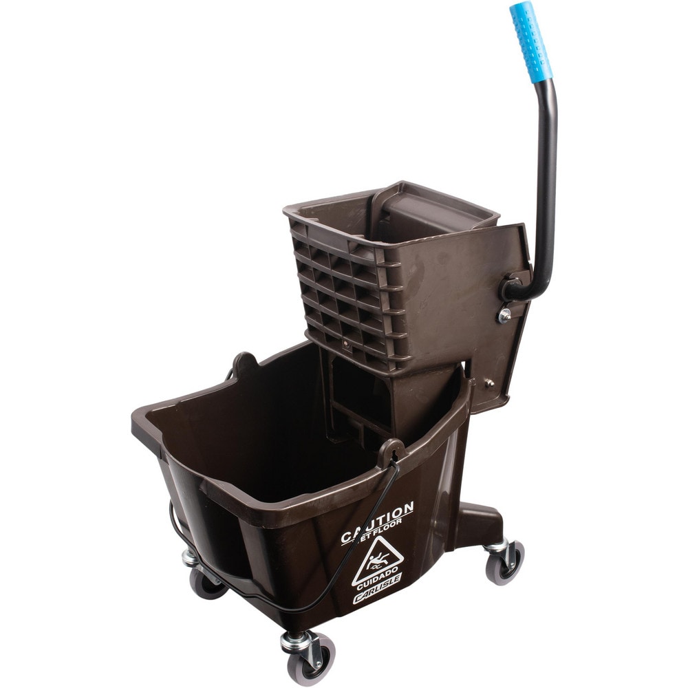 Mop Buckets & Wringers, Connection Type: None , Mop Capacity: 26 , Handle Material: Ergonomic Dual Component , Color: Brown , Features: Durable Material MPN:3690869