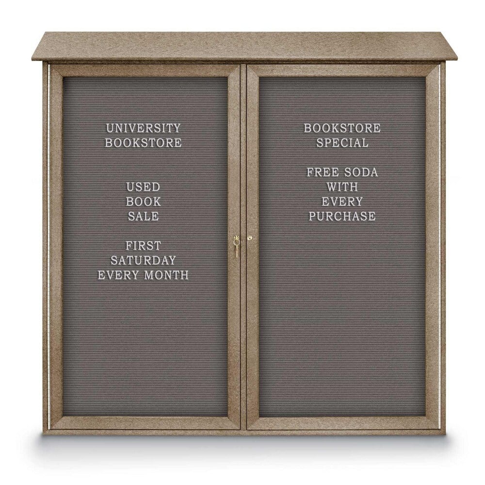 Enclosed Letter Board: 48