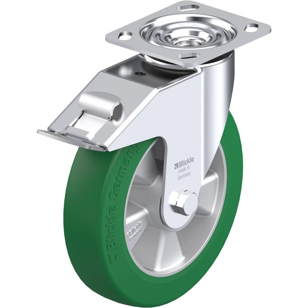 Top Plate Casters, Mount Type: Plate , Number of Wheels: 1.000 , Wheel Diameter (Inch): 6 , Wheel Material: Synthetic , Wheel Width (Inch): 2  MPN:910242