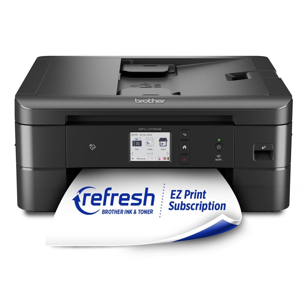 Brother MFC-J1170DW Wireless Inkjet All-In-One Color Printer With Refresh EZ Print Eligibility MPN:MFCJ1170DW