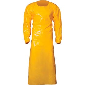 Top Dog 86046 6 mil Gown- Xtra Large Yellow 86046