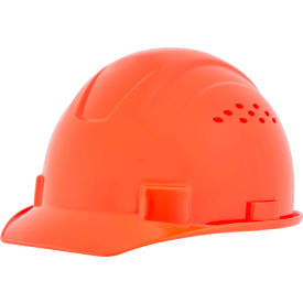 Jackson Safety Advantage Front Brim Hard Hat Vented 4-Pt. Ratchet Suspension Orange 20223