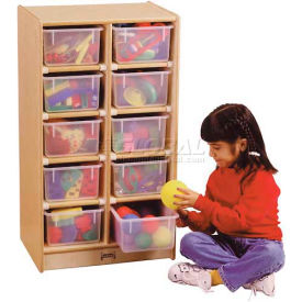 Jonti-Craft® 10 Tray Mobile Cubbie w/Colored Trays 20