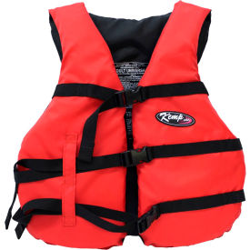 Kemp Adult Universal Life Vest Red & Black 20-002-ADULT-RED 20-002-ADULT-RED