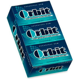 Wrigley® Orbit Chewing Gum Peppermint 14 Pieces/Pack 12/Box MRS21486