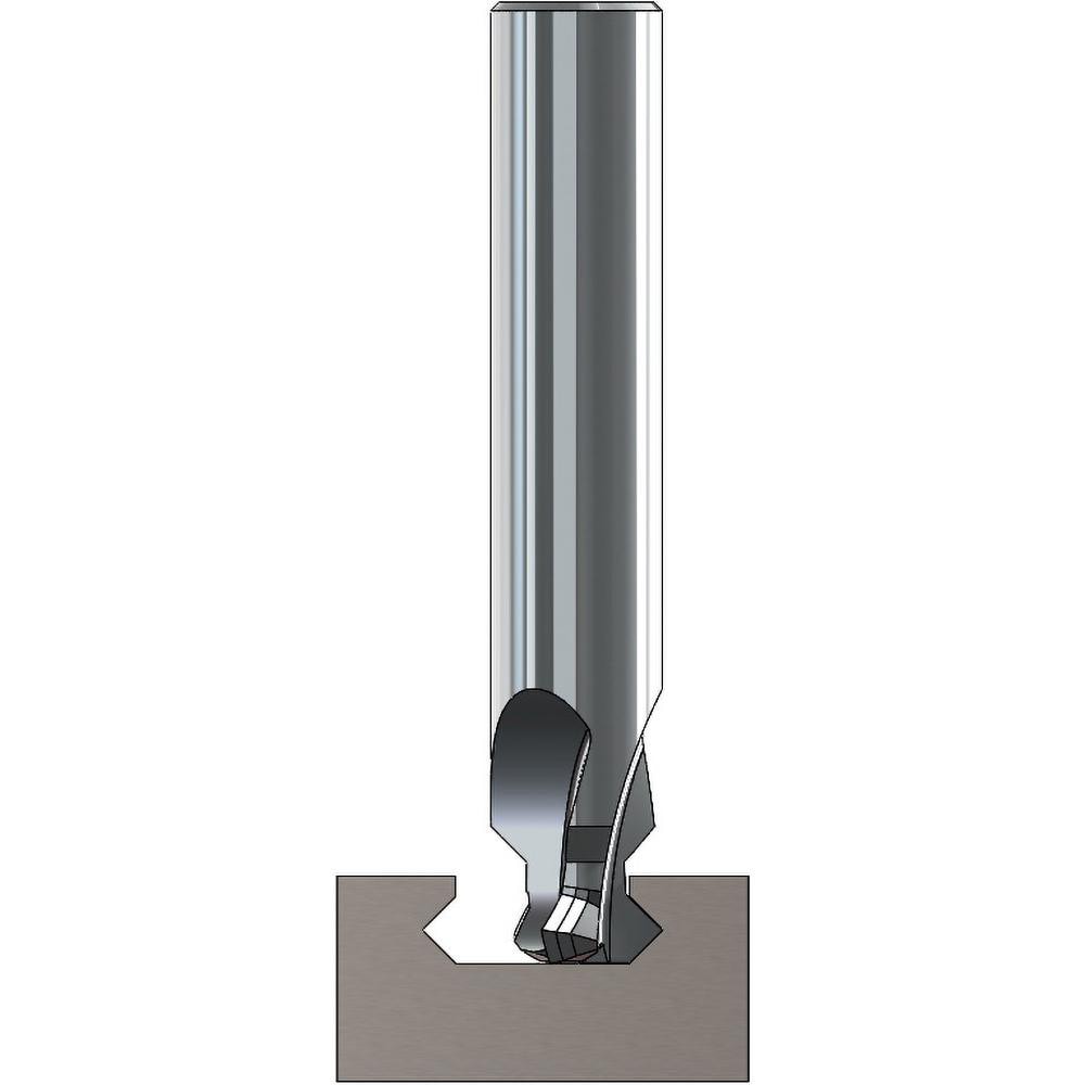 Picatinny Rail Form Cutters, Cutter Diameter (Decimal Inch): 0.6250 , Included Angle: 90.00 , Cutting Diameter (mm): 15.87  MPN:DA625-90-4