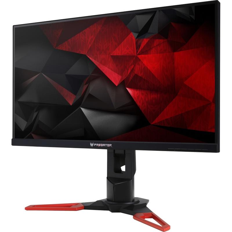 Acer Predator XB271HU 27in Class WQHD Gaming LCD Monitor - 16:9 - Black - 27in Viewable - Twisted Nematic Film (TN Film) - LED Backlight - 2560 x 1440 - 16.7 Million Colors - G-sync - 350 Nit - 1 ms - GTG Refresh Rate - Speakers - HDMI - DisplayPort MPN:U