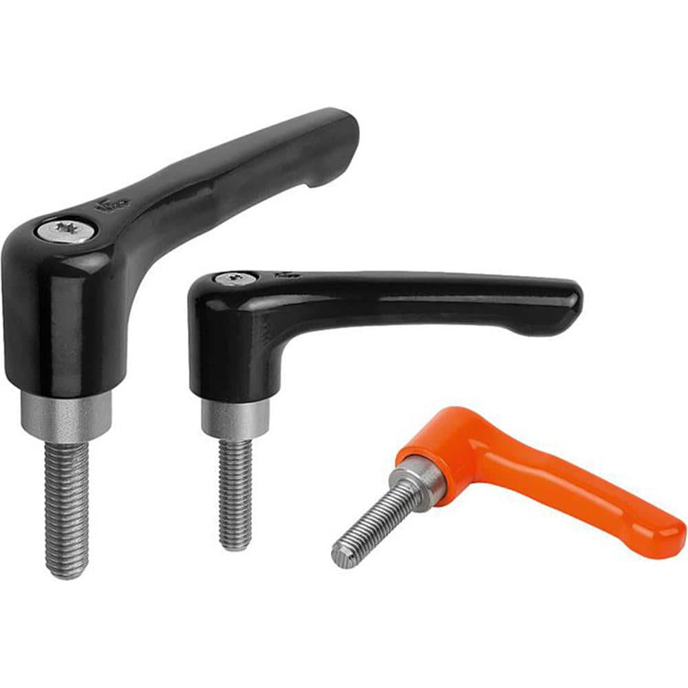 Clamp Handle Grips, For Use With: Small Tools, Utensils, Gauges , Grip Length: 1.8500 , Material: Die Cast Zinc  MPN:40621