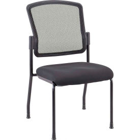 Eurotech Stackable Mesh Guest Chair - Black Fabric - Dakota 2 Series 7014-5806-PM01