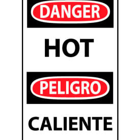 Bilingual Machine Labels - Danger Hot 5-Pack ESD265AP