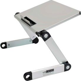 Uncaged Ergonomics WELS WorkEZ Light Aluminum Laptop Stand Silver WELS