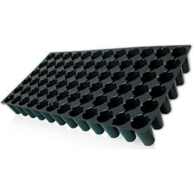 Hydrofarm CK64002 72-Cell Pack Round Plug Flat Insert Hydroponic Seeding Tray CK64002