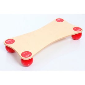 TOGU® Balanza® Ballstep® Balance Board Birch Wood with Red Balls 30-4560