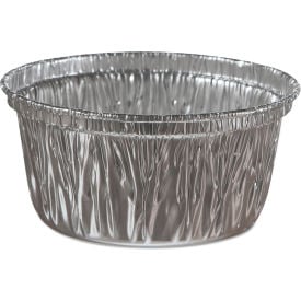 HFA® Aluminum Baking Cup 4 oz. Capacity Silver 1000/Case 34130