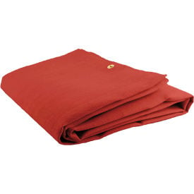 Jackson Safety® Silicone Coated Fiberglass Welding Blanket 6'W x 6'H Red 36156