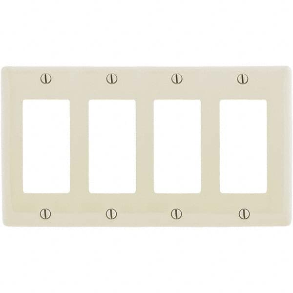 Wall Plates, Wall Plate Type: Outlet Wall Plates , Color: Light Almond , Wall Plate Configuration: GFCI/Surge Receptacle , Material: Thermoplastic  MPN:P264LA