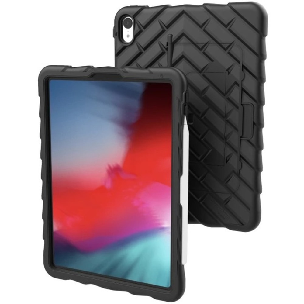 Gumdrop Hideaway for iPad Pro 11-inch - For Apple iPad Pro Tablet - Black - Shock Absorbing, Scratch Resistant, Impact Resistant, Ding Resistant - Silicone, Polycarbonate (Min Order Qty 2) MPN:03A001