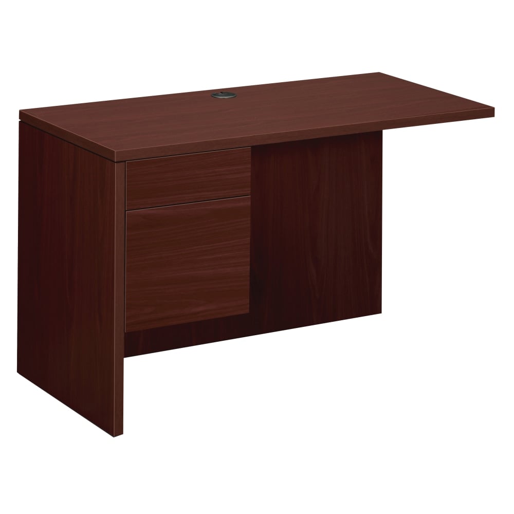 HON 10500 48inW Left Desk Return, Mahogany MPN:10516LNN