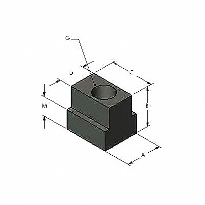 Lathe Chuck Jaw Nut 3/8 Steel MPN:PH10JN