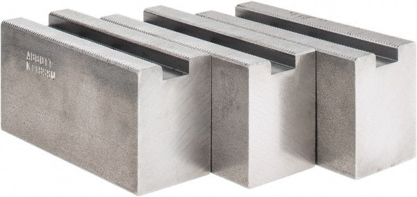 Soft Lathe Chuck Jaw Set: Serrated, 3 Piece MPN:KTT8SSQ