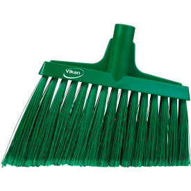 Vikan 29162 Split Bristle Angle Head Broom Green 29162