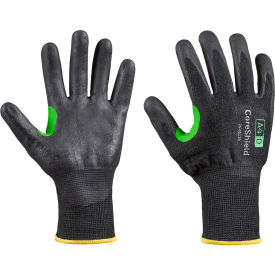 Honeywell Coreshield™ 13 Gauge HPPE/Blk Basalt Liner Gloves Nitrile Micro-Foam Coating Size L 24-0513B/9L