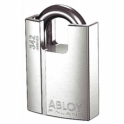 Keyed Padlock 1 in Rectangle Silver MPN:PL342B-KA