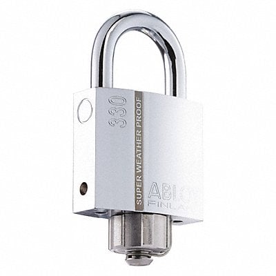 Keyed Padlock 1 in Rectangle Silver MPN:PLM330/25B-KA