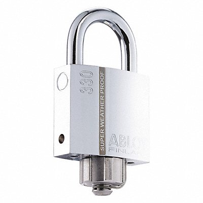 Keyed Padlock 1 in Rectangle Silver MPN:PLM330/25B-KD