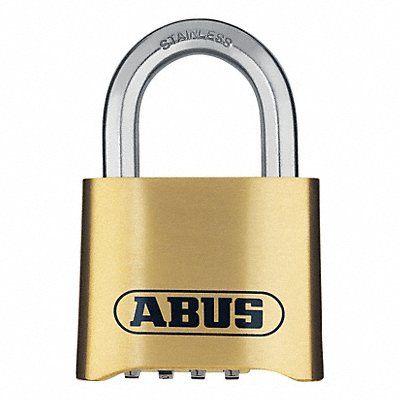 Combination Padlock 2 in Rectangle Gold MPN:180IB/50