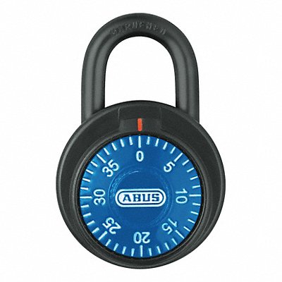 Combination Padlock 2 in Round Black MPN:78/50 Blue