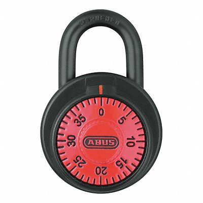 Combination Padlock 2 in Round Black MPN:78/50 Red