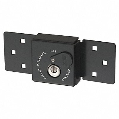 Van Locks with Hasp SS MPN:141/200 Black KA