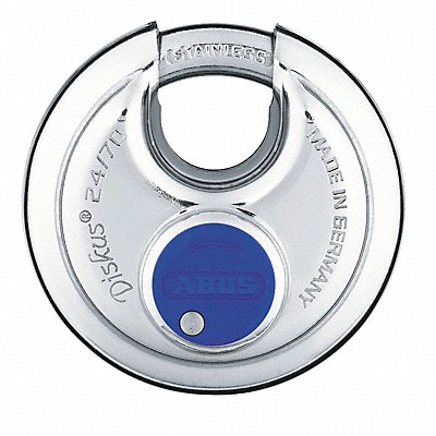 Keyed Padlock 25/32 in Round Silver MPN:24IB/70 KA