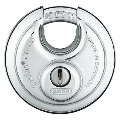 Keyed Padlock 63/64 in Round Silver MPN:26/80 KD