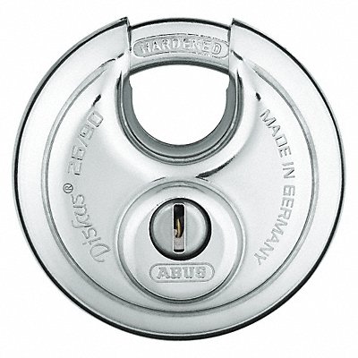 Keyed Padlock 63/64 in Round Silver MPN:26/90 KA