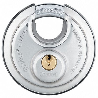 Keyed Padlock 49/64 in Round Silver MPN:28/70 KA