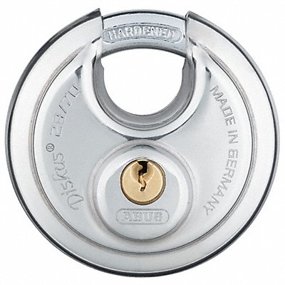 Keyed Padlock 49/64 in Round Silver MPN:28/70 KD