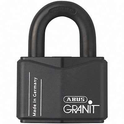 Keyed Padlock 1 1/8 in Square Black MPN:37/70 KA