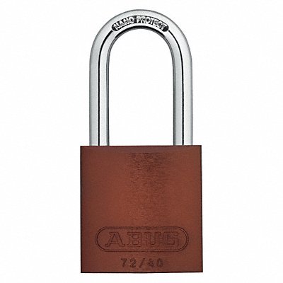 H5007 Lockout Padlock KA Brown 1-1/2 H PK12 MPN:72HB/40-40 KAx12 Brown