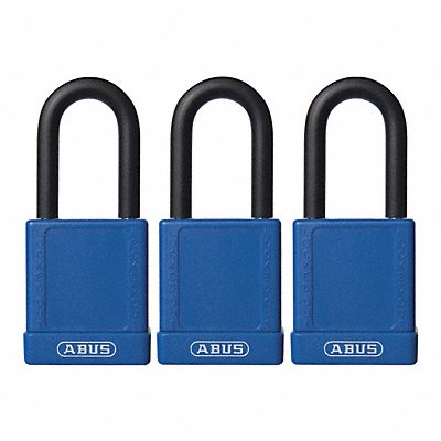 J0402 Lockout Padlock KA Blue 1-3/4 H PK3 MPN:74/40 KAX3 BLUE