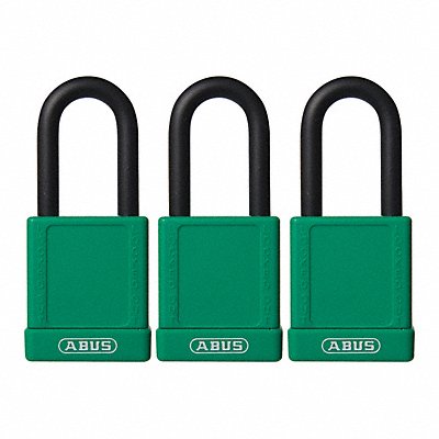 J0402 Lockout Padlock KA Green 1-3/4 H PK3 MPN:74/40 KAX3 GREEN