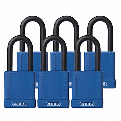 J0403 Lockout Padlock KA Blue 1-3/4 H PK6 MPN:74/40 KAX6 BLUE