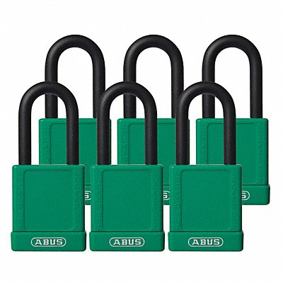 J0403 Lockout Padlock KA Green 1-3/4 H PK6 MPN:74/40 KAX6 GREEN