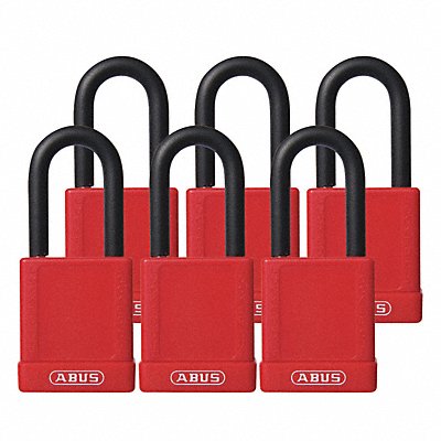 J0403 Lockout Padlock KA Red 1-3/4 H PK6 MPN:74/40 KAX6 RED