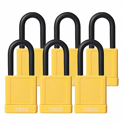 J0403 Lockout Padlock KA Yellow 1-3/4 H PK6 MPN:74/40 KAX6 YELLOW