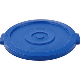 GoVets™ Plastic Trash Can Lid - 20 Gallon Blue 459BL240